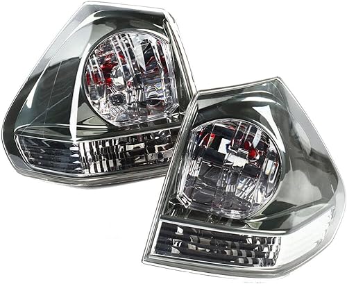 Miniatura 10 de Para 2004 2005 2006Lexus RX330/2007 2008 2009Lexus RX350 luces traseras ensamblaje, luz de freno lateral del conductor, lente roja, luces traseras