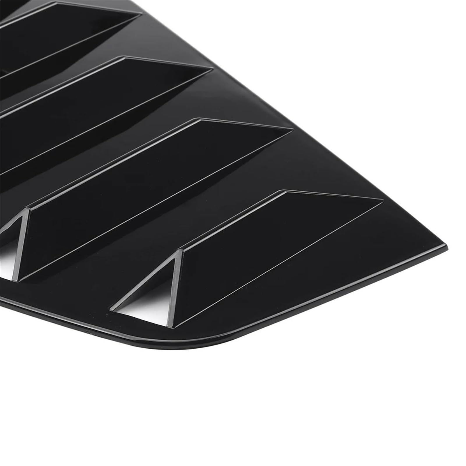 Car Rear Window Spoiler Tail Wing For VW For Golf 7 Golf For 7.5 For MK7 For MK7.5 2PCS Car Rear Window Shutter Cover Trim Window Louver Side Vent Trim Rear Window Side Splitter Wing(Glossy Black)