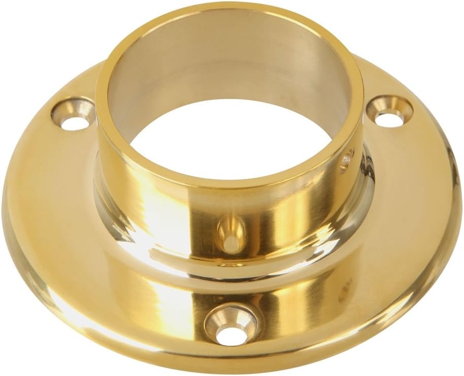 Lavi 2" Polished Brass Wall Flange