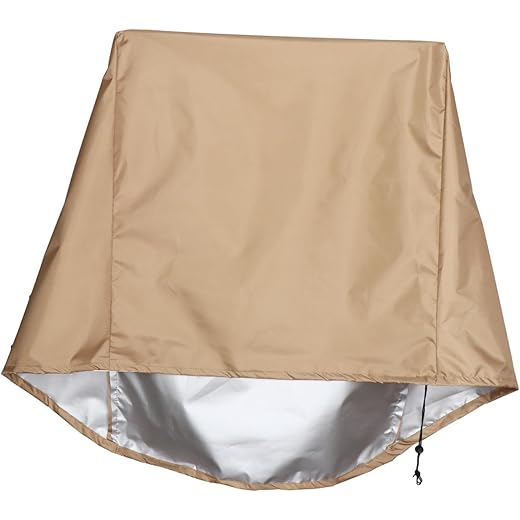 THE STYLE SUTRA Boat Seat Cover Outdoor Fishing Chair Cover Pontoon Chair Cover Oxford Cloth Gold