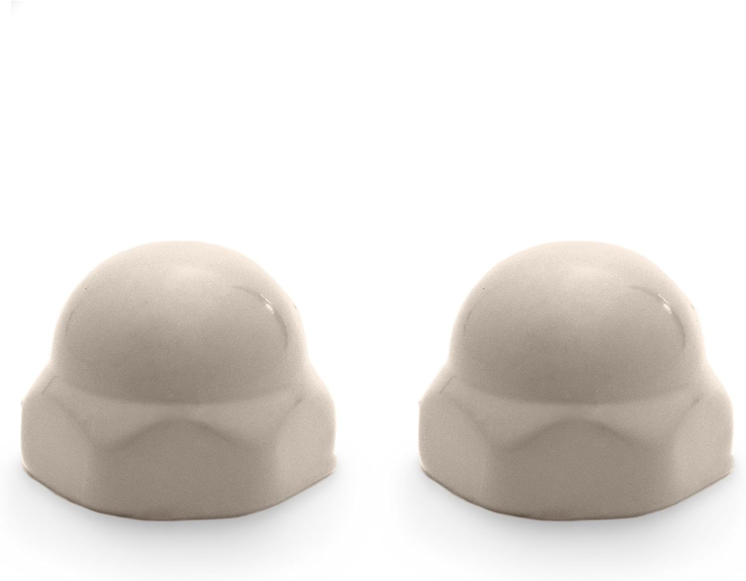 Replacement Ceramic Toilet Bolt Caps to Match Kohler Innocent Blush, Set of 2