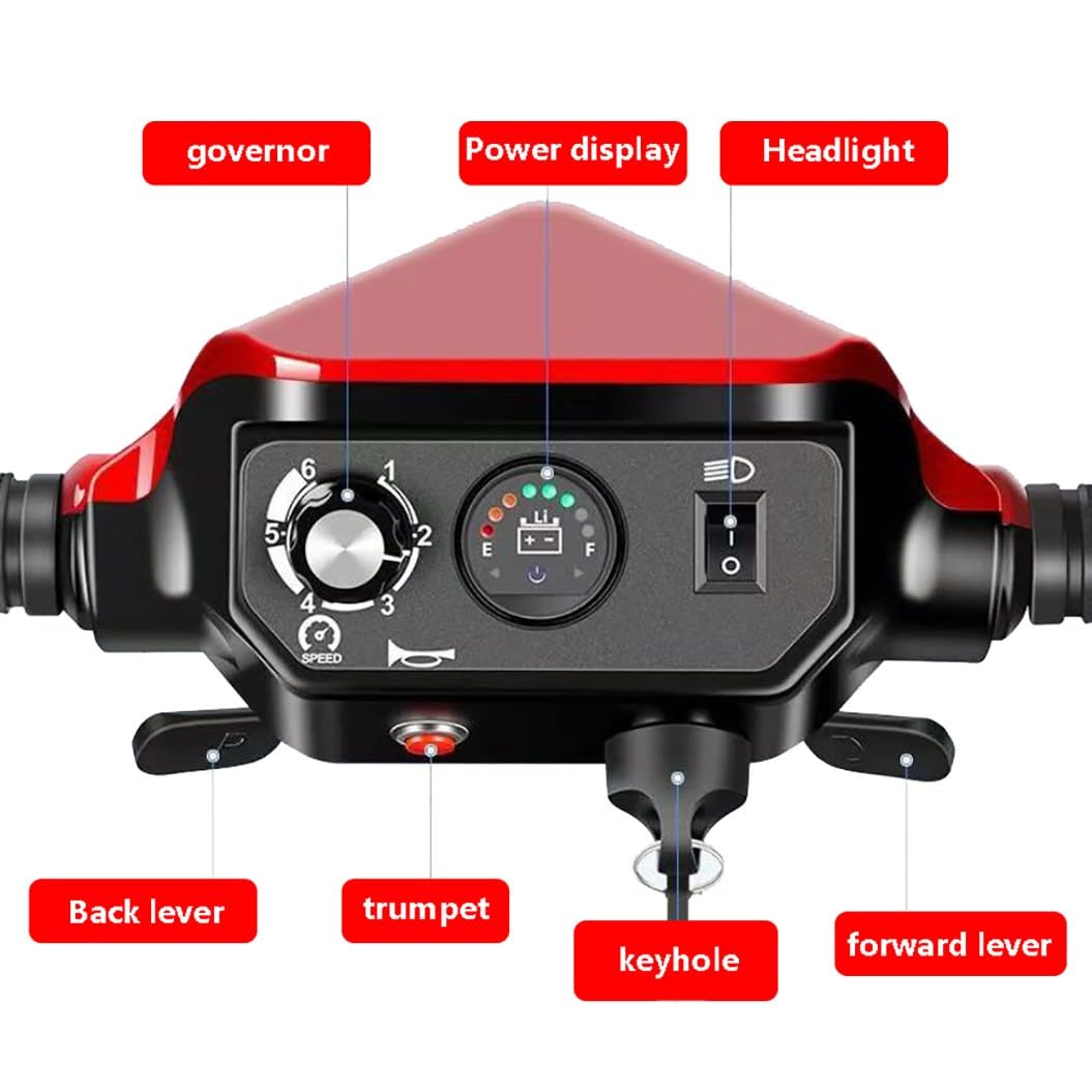 Scooter De Movilidad Plegable,Scooter De 4 Ruedas, Scooter De Viaje Portátil,Scooter De Movilidad Deportiva,Sillas De Ruedas Eléctricas Para Adultos,Para Personas Mayores A