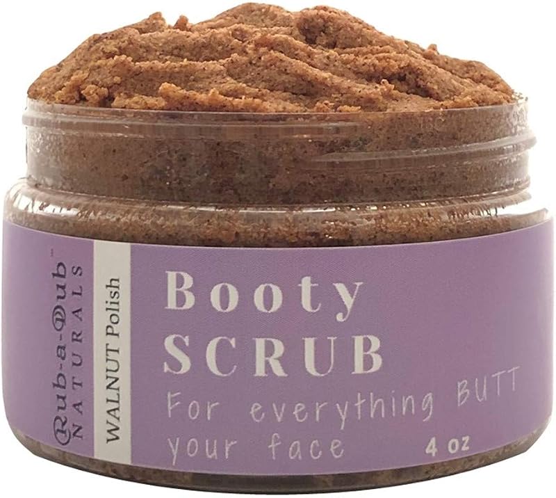 Esfoliante corporal Rub-a-Dub Naturals com pó de casca de noz, 113 g