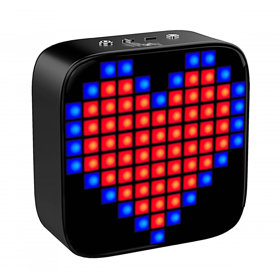 LEXIBOOK, iParty, FLASHBOOM® Show Bluetooth Speaker, sound, amazing pixel animations, TWS function, buit-in microphone, Black, BTL61