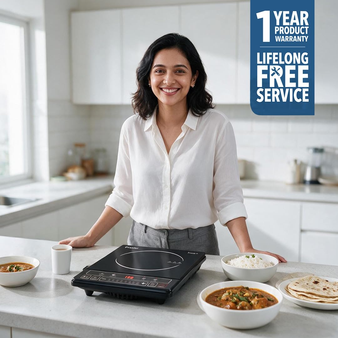 Preethi Trendy Plus Induction Cooktop - Black -7 Preethi Trendy Plus Induction Cooktop - Black -7
