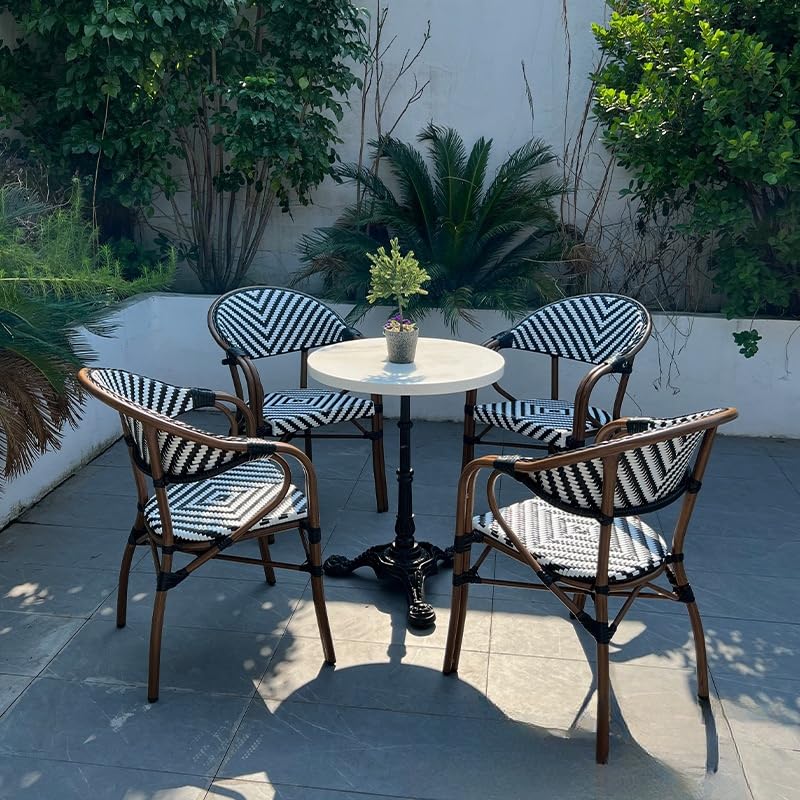 Amazon｜フランスの屋外籐椅子、ホテルのレストラン、 カフェ、庭の