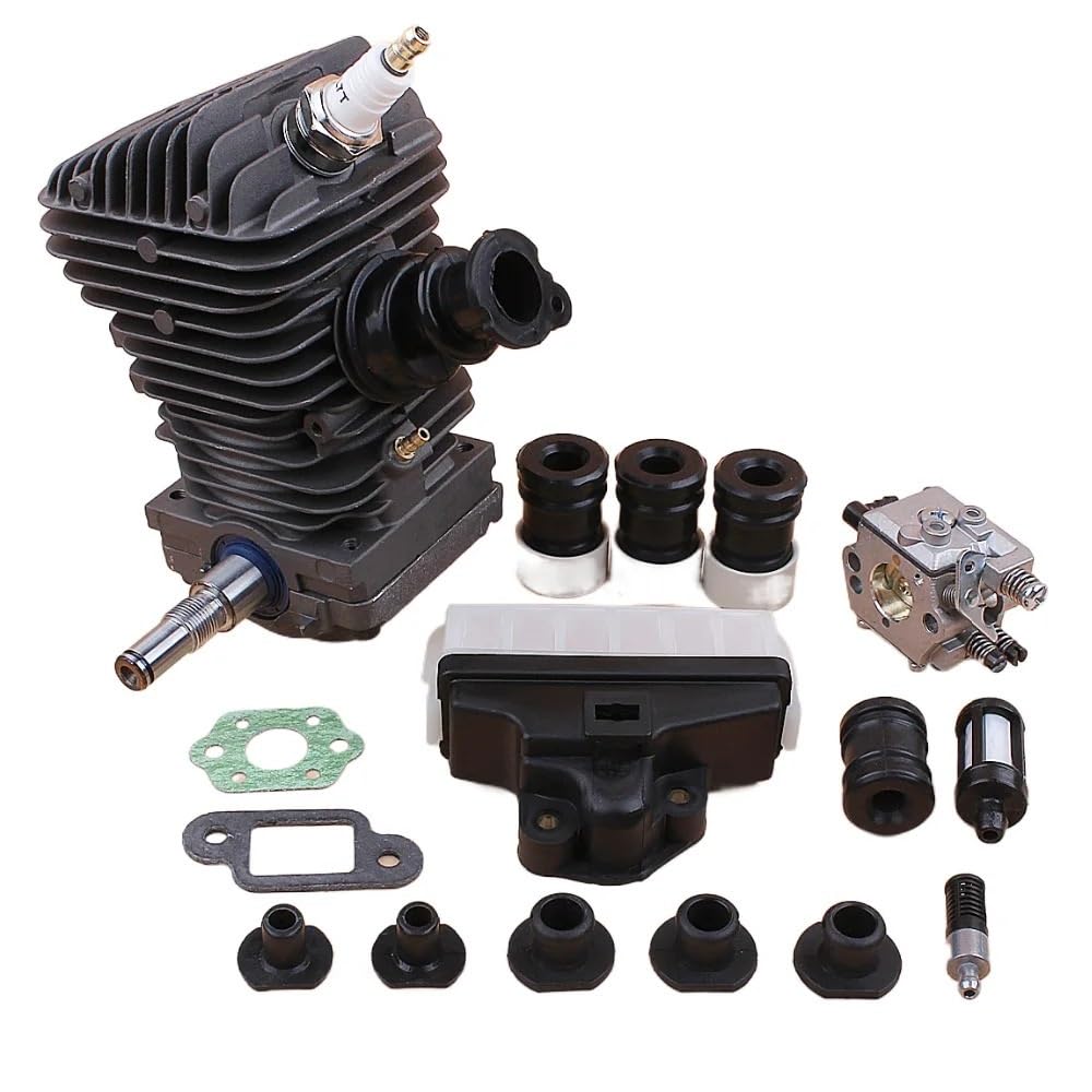 Kit cylindre piston 42.5mm et carburateur pour réparer une tronçonneuse MS250 MS230