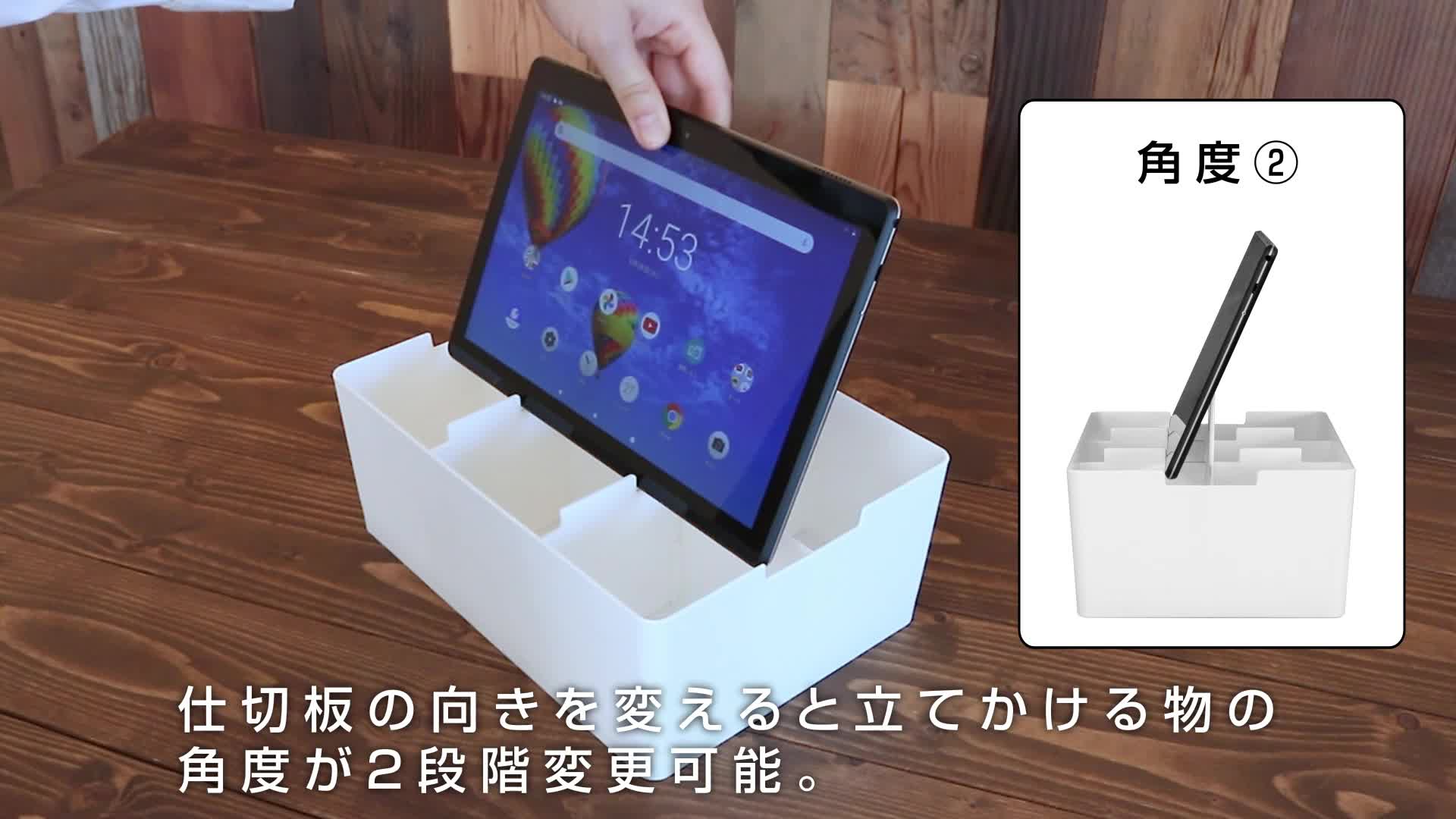 Amazon.co.jp: JEJアステージ 収納ボックス デスクトート デスク  