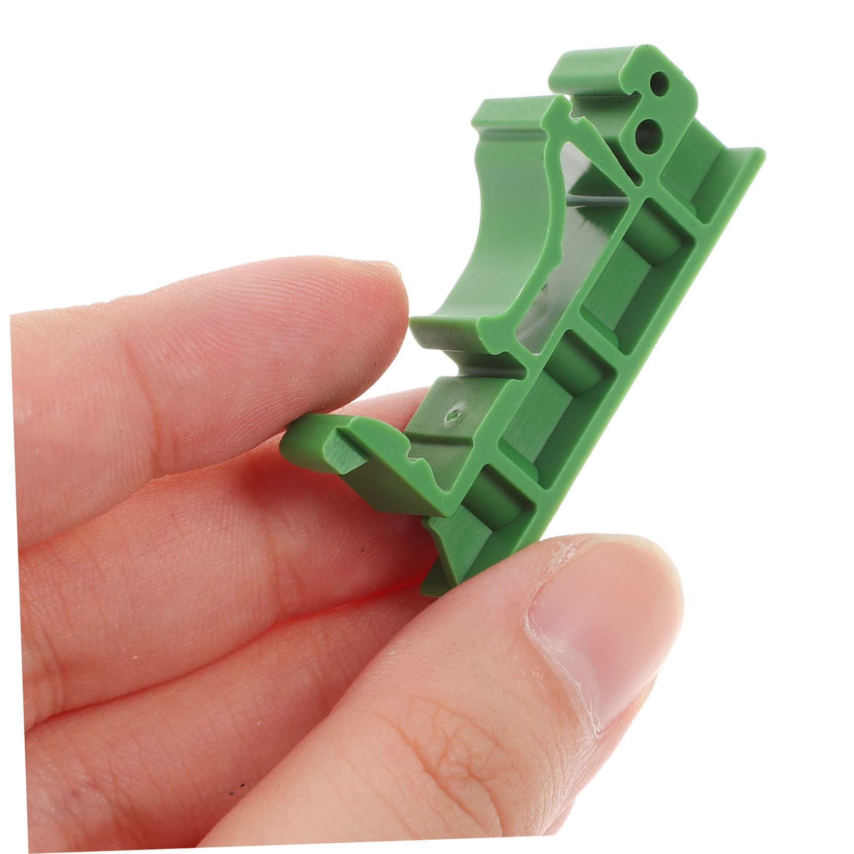 SOLUSTRE Nylon PCB Mounting Brackets Din Rail PCB Mounting Bracket for Electronics