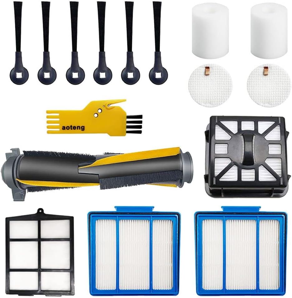 aoteng Replacement Parts for Shark IQ RV101AE (RV1001AE) AV1010AE IQ AV1002AE AV911S RV912S AV993 AV970 RV2001AE R101 (RV1001) RV1005AE RV1012AE Accessories Kit 13 Packs Main Brush, Filters -