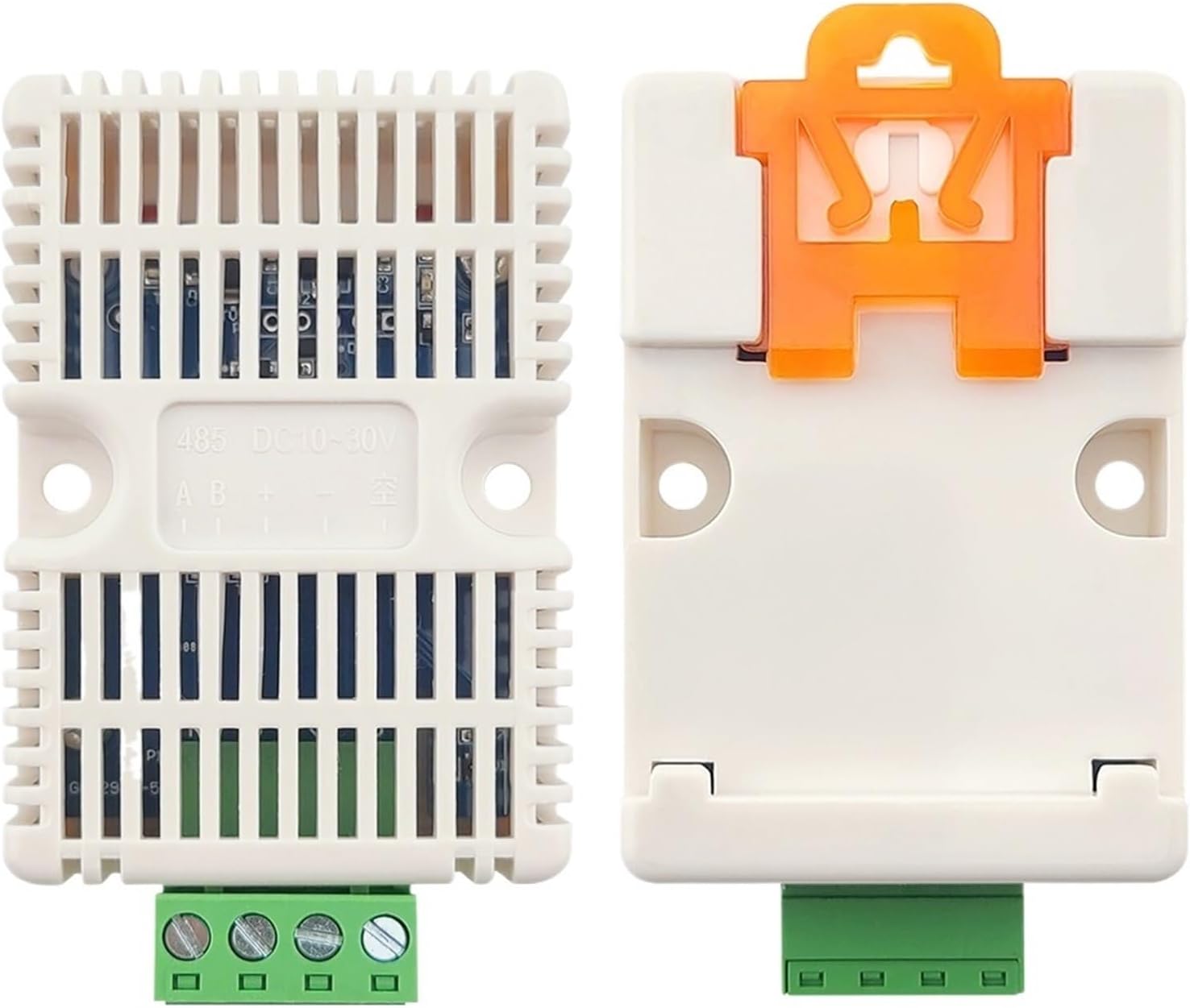 1pcs SHT30 Temperature Humidity Sensor 35MM DIN Tracks Output RS485 Modbus Protocol Industrial Sensors Monitor Transmitter 5Pin