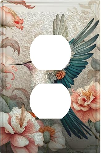 Vista 115 de Decorativo Arte Interruptor de Luz Cubiertas de Pintura al óleo Estilo Flores Placa de Pared de Interruptor de Interruptor Decorativo Placa