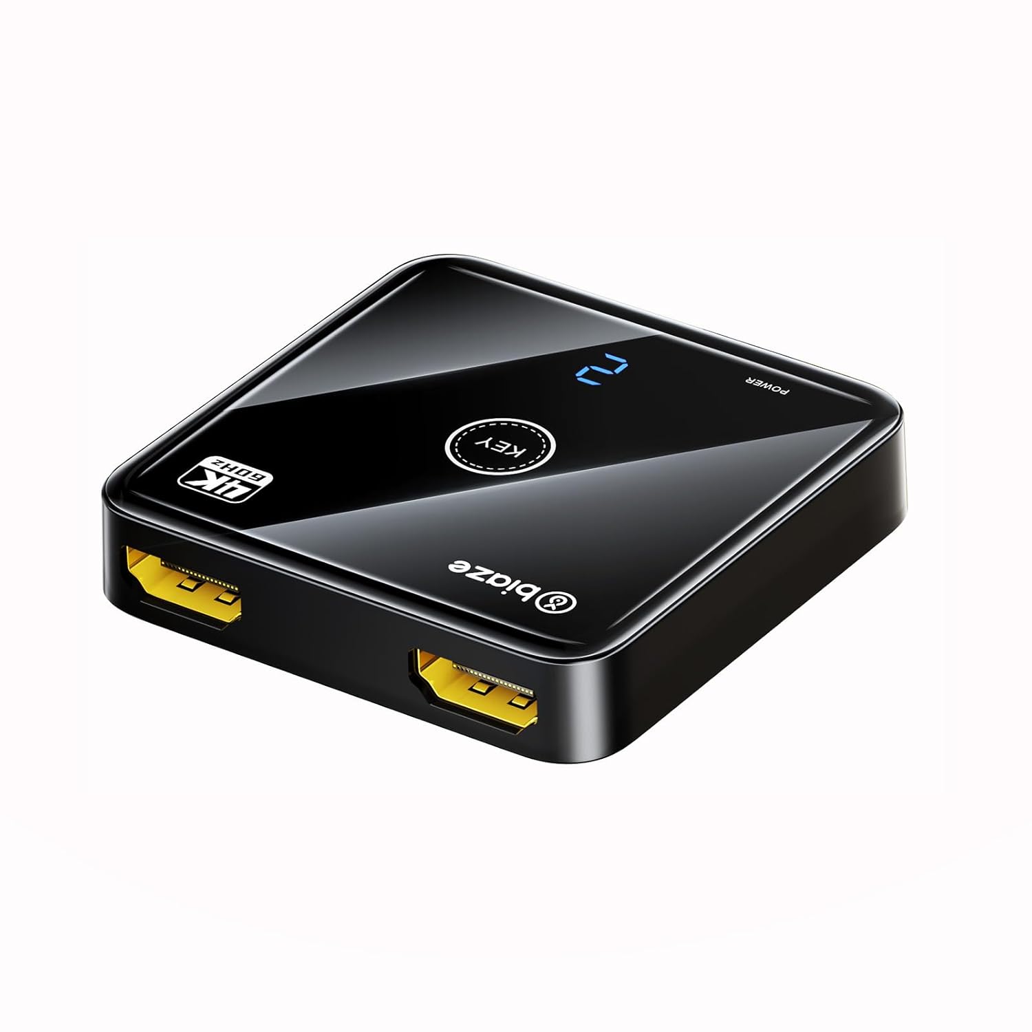 HDMI Switch 4 in 1 Out 8K@60Hz 4K@120Hz, 4 Ports HDMI 2.1 Switcher Selector with Remote Support 48Gbps HDR 10+ Dolby Vision/Atmos HDCP 2.3 CEC for PS5/4 Xbox Apple TV Game PC Roku(1 Pack)