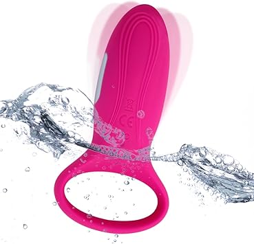 DELOVE Potente Anillo Pene Huevo Vibrador de Silicona ...