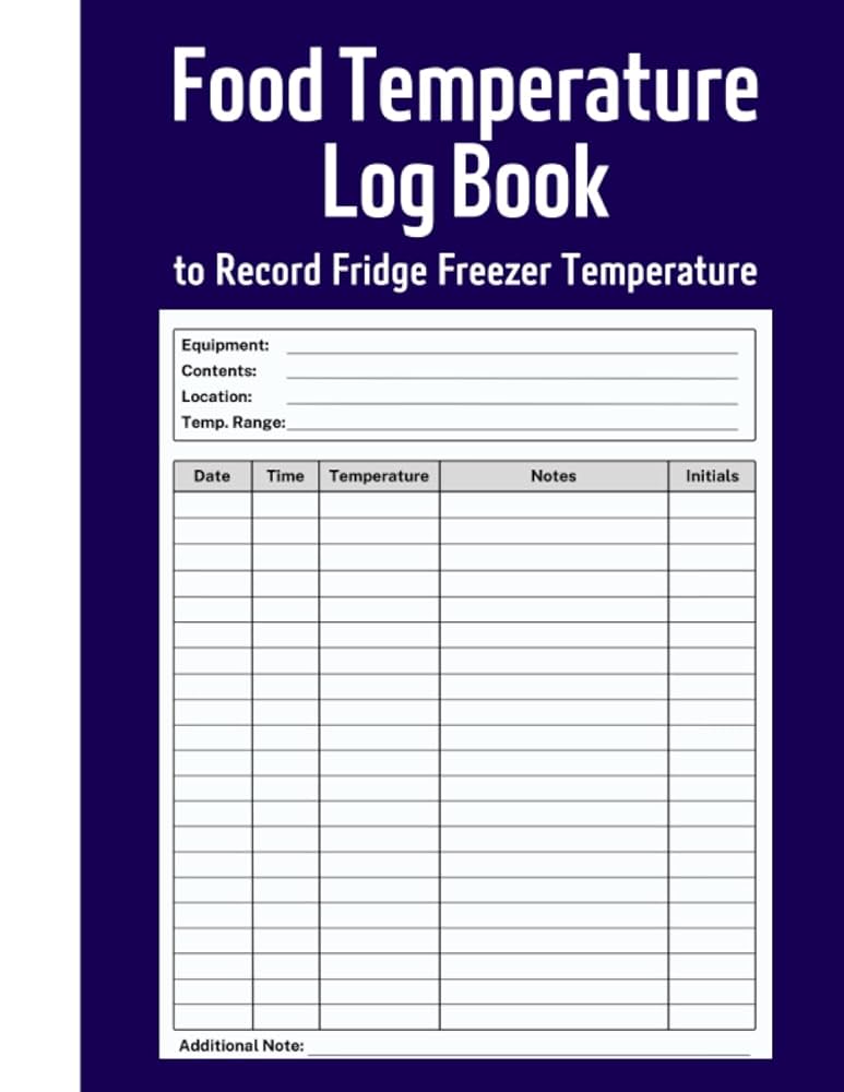 food-temperature-log-book-to-record-fridge-freezer-temperature-daily-log-sheets-to-simple-temperature-monitoring-for-restaurants-food-vendors-business-storage-and-more-keep-food-health-safety-publishing-vitalife for Free Printable Food Temperature Log Food Temperature Log Book to Record Fridge Freezer Temperature: Daily Log Sheets to Simple Temperature Monitoring for Restaurants, Food Vendors, Business, Storage and More | Keep Food Health & Safety: Publishing, VitaLife: for Free Printable Food Temperature Log