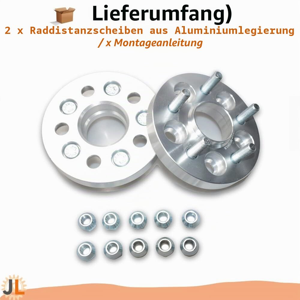 JINGLINGKJ 5-Loch Rad-Abstandshalter PCD 5X114,3 Nabenbohrung 67 mm geschmiedet, 2er-Pack