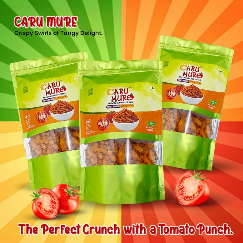 RASA FRESH N BEST ; PACKED FRESH AND BEST Tomato Murukku | Crispy & Spicy South Indian Chakli | Authentic Kerala Snack | Tangy Tea Time Crunch | Vegan, Fresh, Healthy Anytime Snacks (40g Pack) - Image 2 thumbnail
