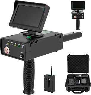 Kit Detector De Metales con Pantalla LED 3D, Alcance De 3937ft/98.4ft De Profundidad. Detector De Oro Y Buscador De Metales. Escáner De Tesoros Subterráneos Alta Precisión para Oro, Plata