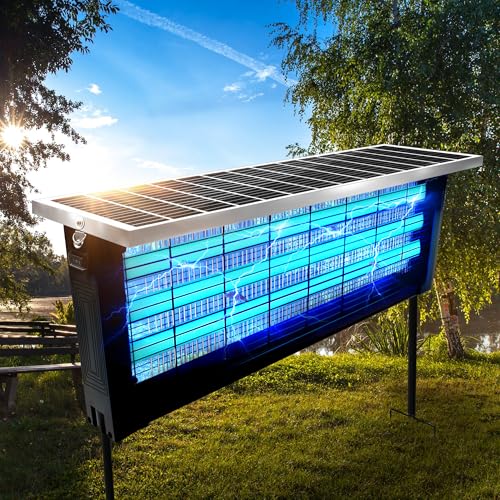Powerful Large Solar Bug Zapper Outdoor for