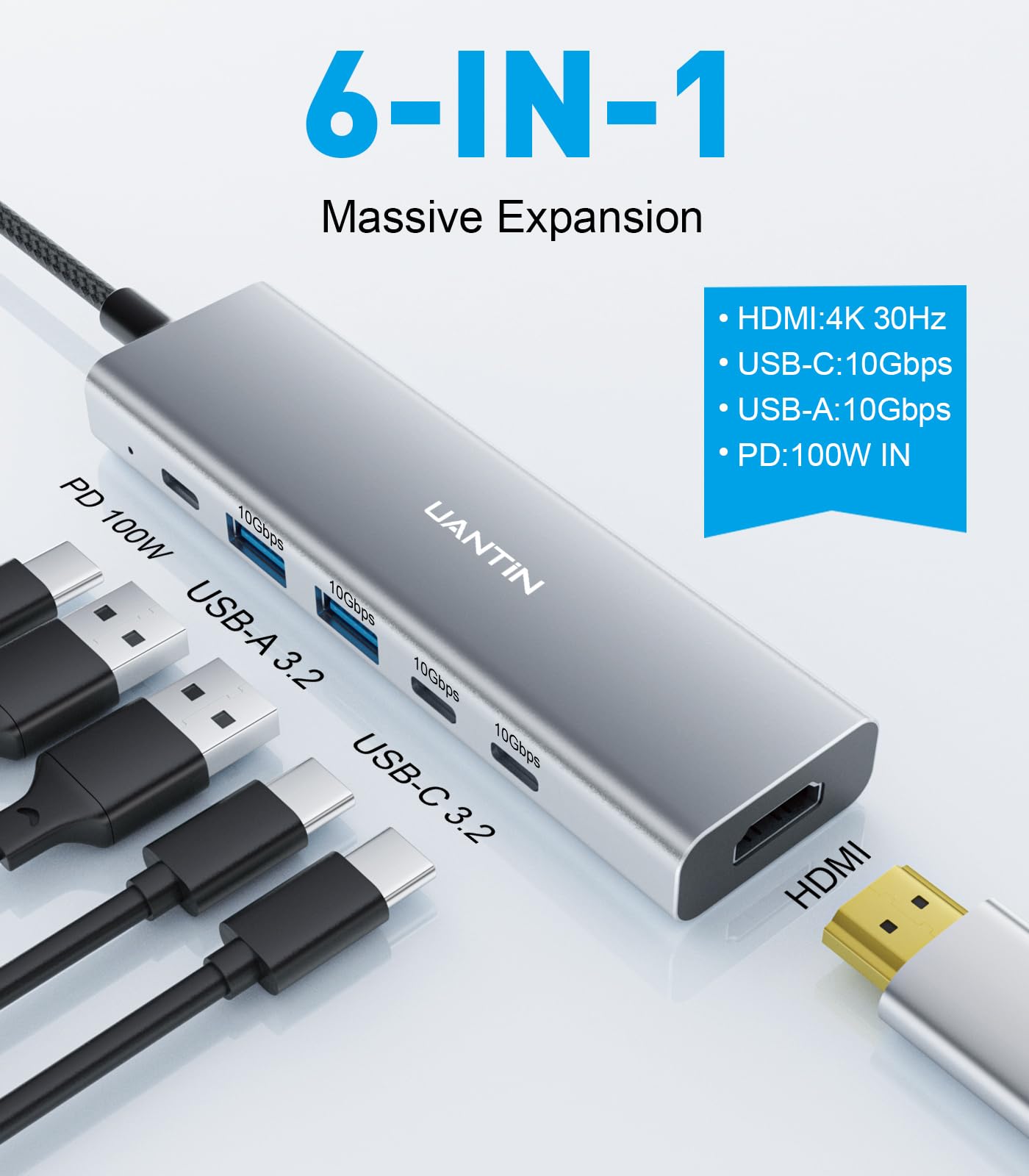 UANTIN Concentradores USB