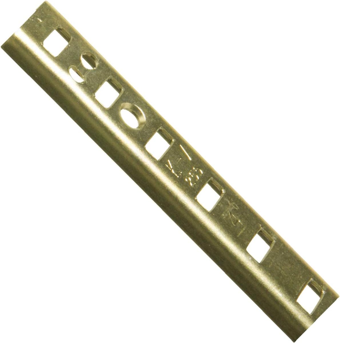 Knape & Vogt Shelf Pilaster 60 1/2 Steel Brass Plated Bulk