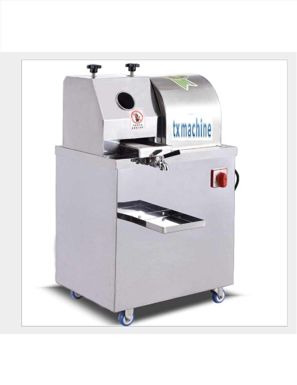 350KG H 1100W Centrifugal Juicers vertical sugarcane machine sugar cane juice machine 3-rollders adjustable cane-juice squeezer cane crusher