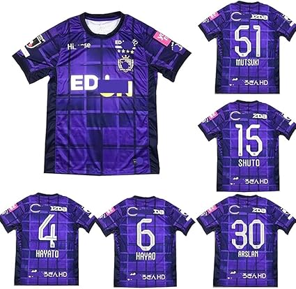ミニサッカーボール付き　サンフレッチェ広島ユニフォーム　15番中野就斗選手 [crimpped]-2025-replica-