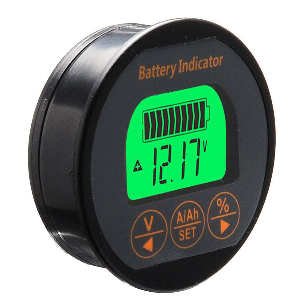 DollaTek 8-80V 100A Batteriestrom Voltmeter LCD-Anzeige Digitaler Tester Monitor für Auto Auto/Motorboot/Wohnwagen etc.