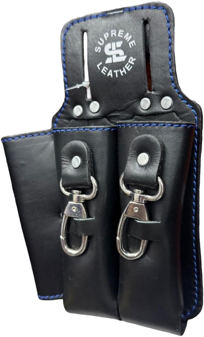 Supreme Leather Grain Leather Plier Holder Tool Belt Pouch Waist Bag Multi Pocket | Multi Tool Holder & Knife Holder | Leather Tool Pouch Bag