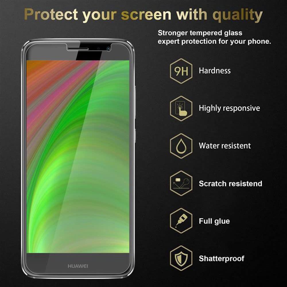 Cadorabo Vetro Temperato Per Huawei Nova 5T, Pellicola Protettiva Trasparente 9H, Compatibile 3D Touch, Anti Graffio
