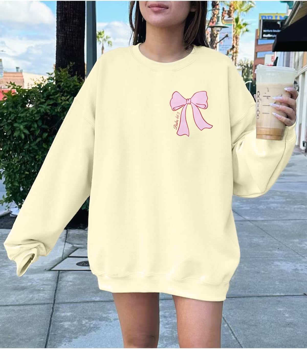 FRYAID Christian Sweatshirt Women Faith Over Fear Christian Religious Sayings Pullover Shirt Letter Print Long Sleeve Tops - Image 3