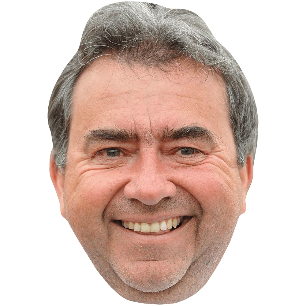Jonathan Pearce (Smile) Celebrity Mask, Flat Card Face, Fancy Dress Mask