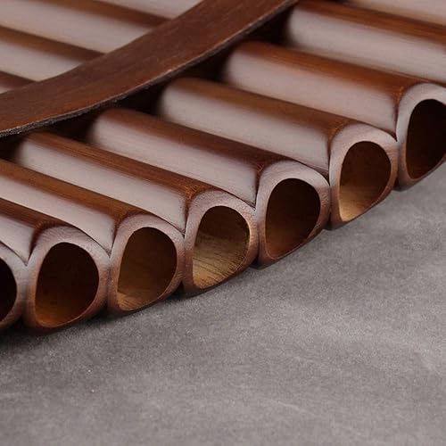 Miniatura 25 de 22/25 tubos C Key Profesional Pan Flauta China Tradicional Instrumento Musical Tubos de Pan Tubos Fácil de Aprender con Exquisitas Tubos de Pan