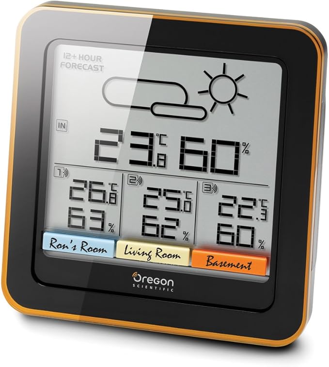 Oregon Scientific RAR501 MultiZone Weather Station Amazon.co.uk Garden