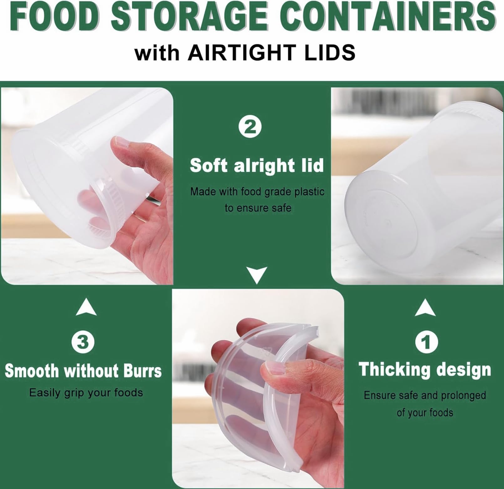 50 Pack Deli Containers with Lids,32Oz Plastic Deli Food Storage 50 Pack Deli Containers with Lids,32Oz Plastic Deli Food Storage