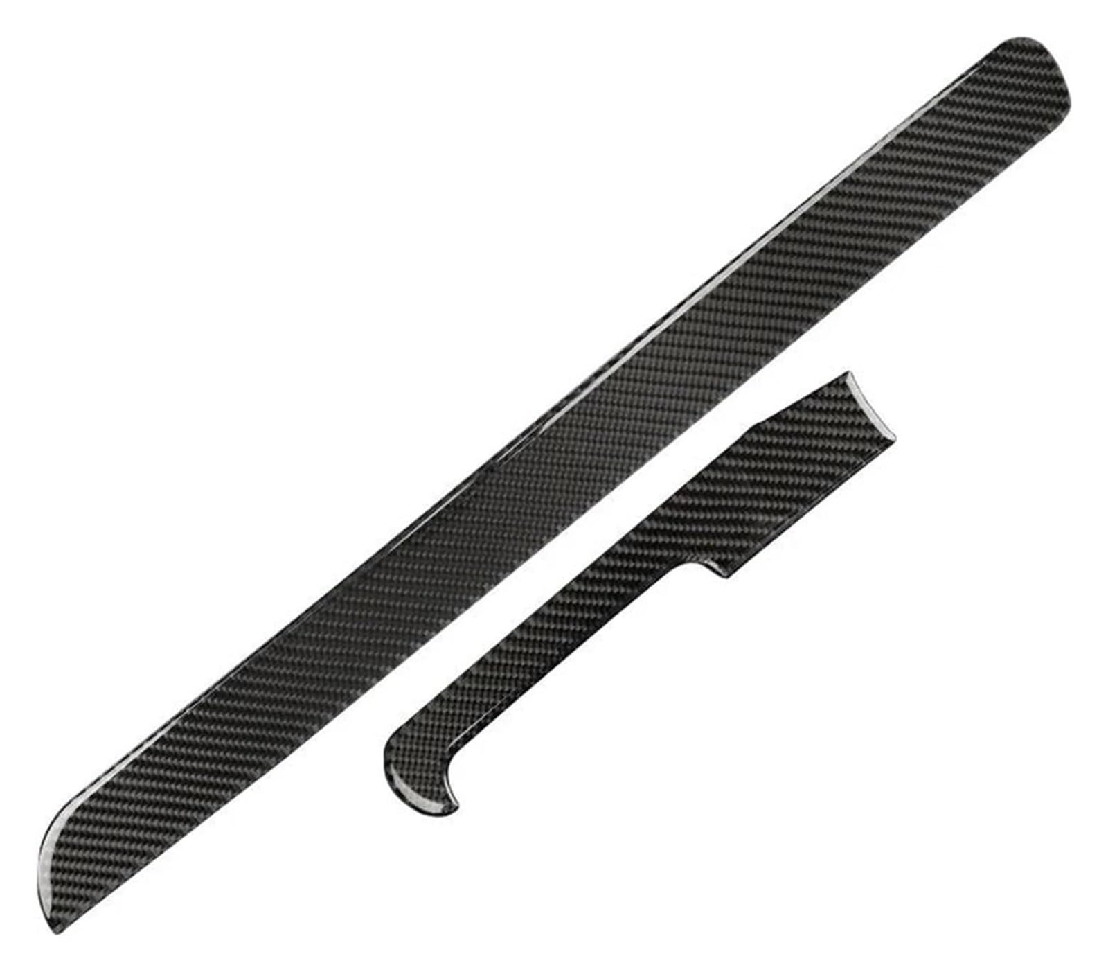Qwqthgs Black Carbon For Vw For Golf 6 Gti R Mk6 2008-2012 Center Console Dashboard Cover Trim Sticker Interior Trim Strips(,Lhd)
