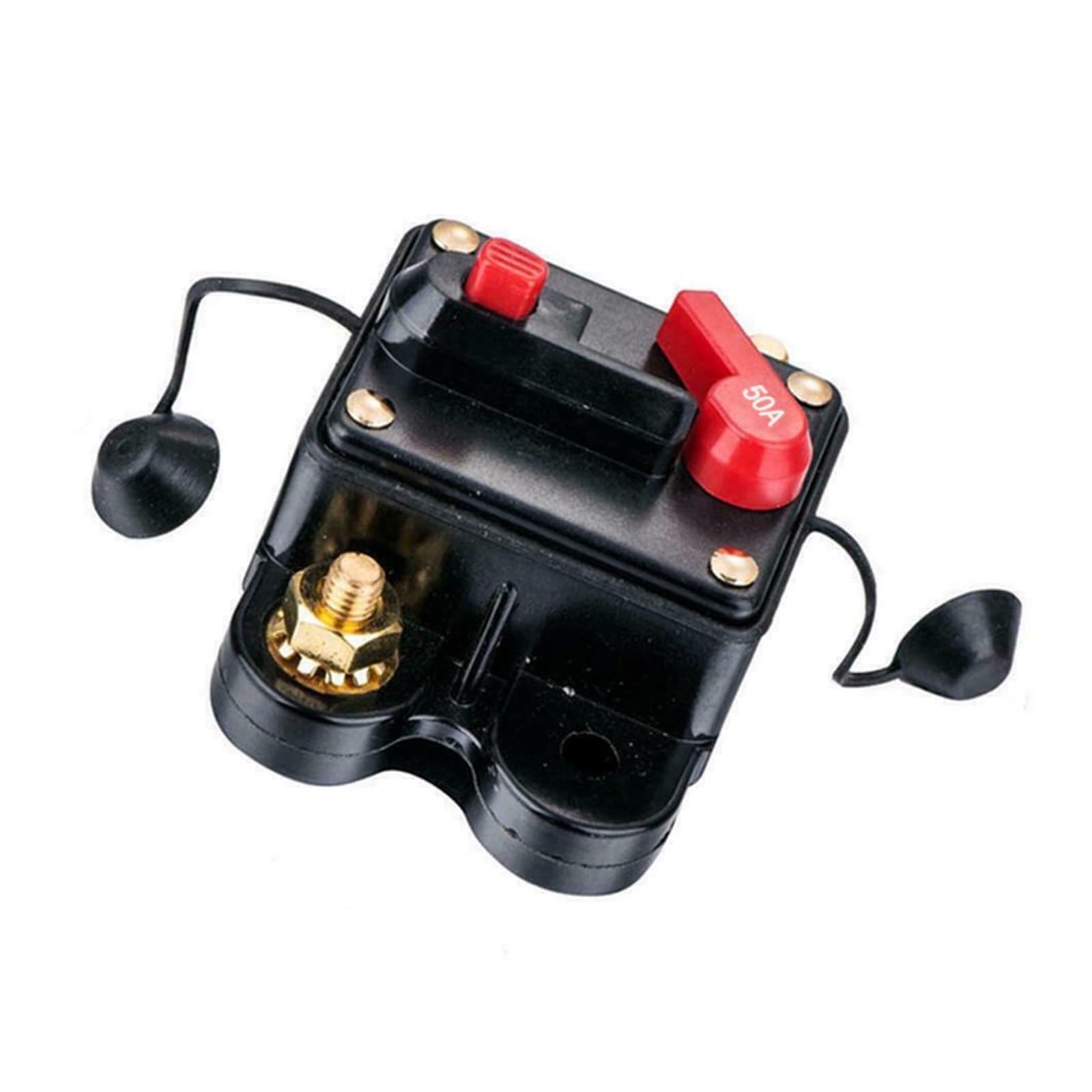 YFHGULBTK 10pcs Solar Circuit Breaker Reset Inline Fuse Inverter Waterproof DC 12V 24V(60A)