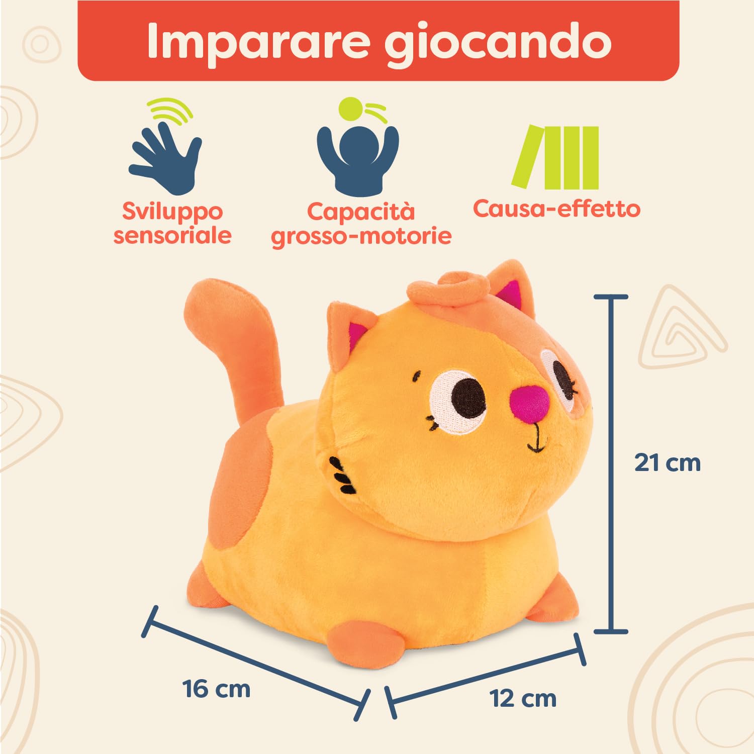 Che Sembra Vero Club Petz Bella, Feature Plush Gatto Peluche