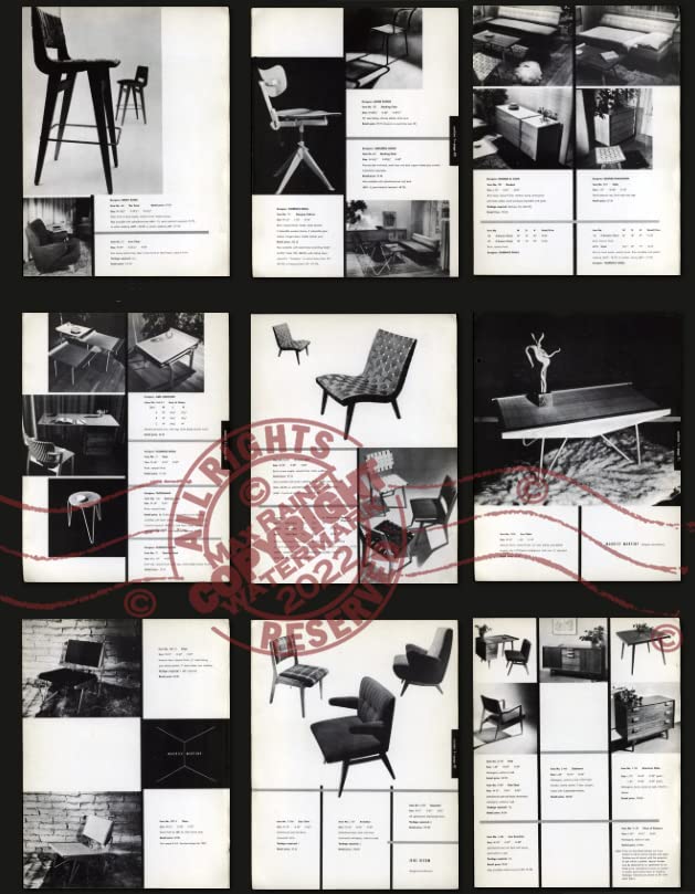 Miniatura 8 de Furniture Forum A Handbook of Contemporary Design  Vol 1 No. Winter (1949) (Trade Samples Catalogue, Designers, Companies expose) Hollis