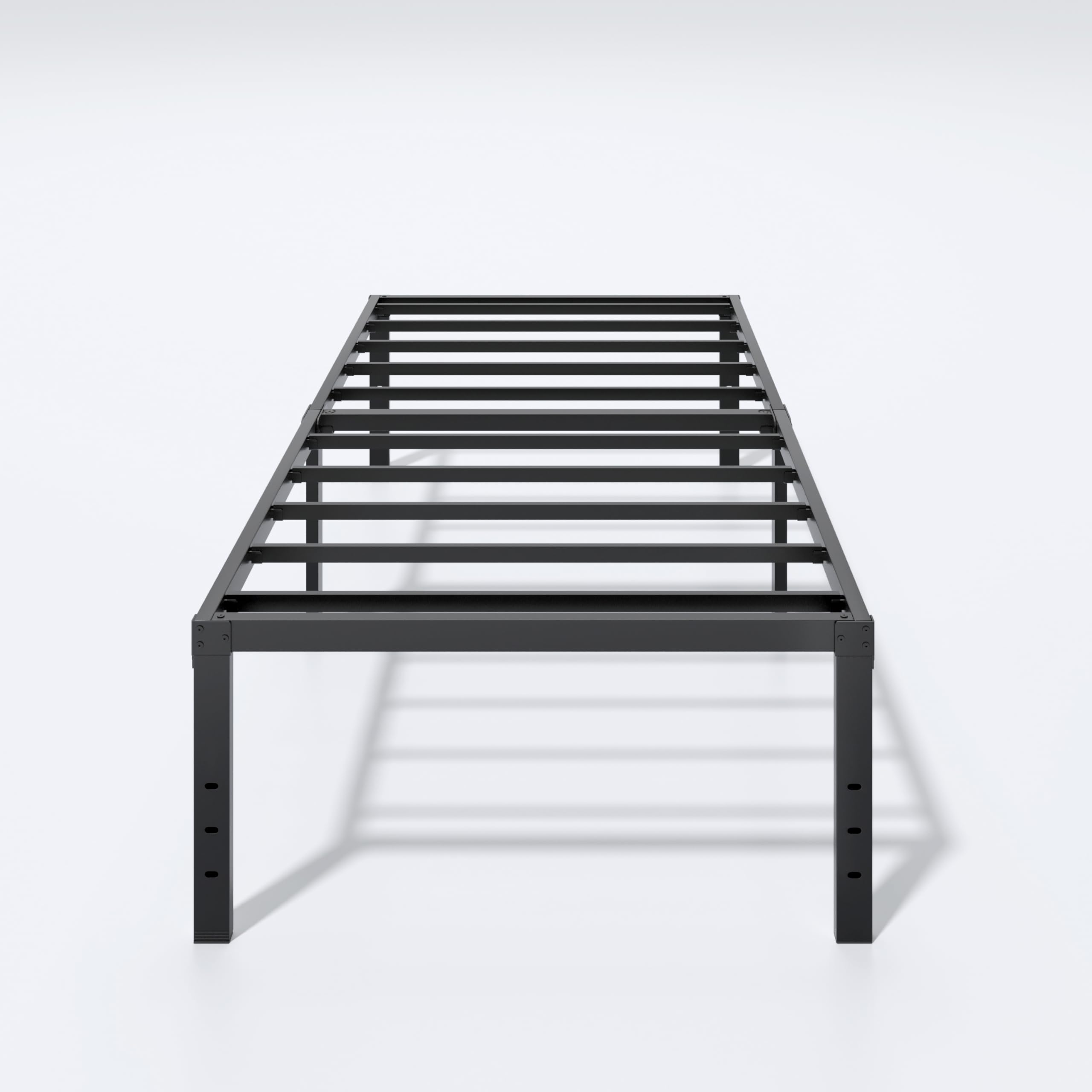 Metal Bed Frame Twin Size 18 Inch Platform Bed with Underbed Storage