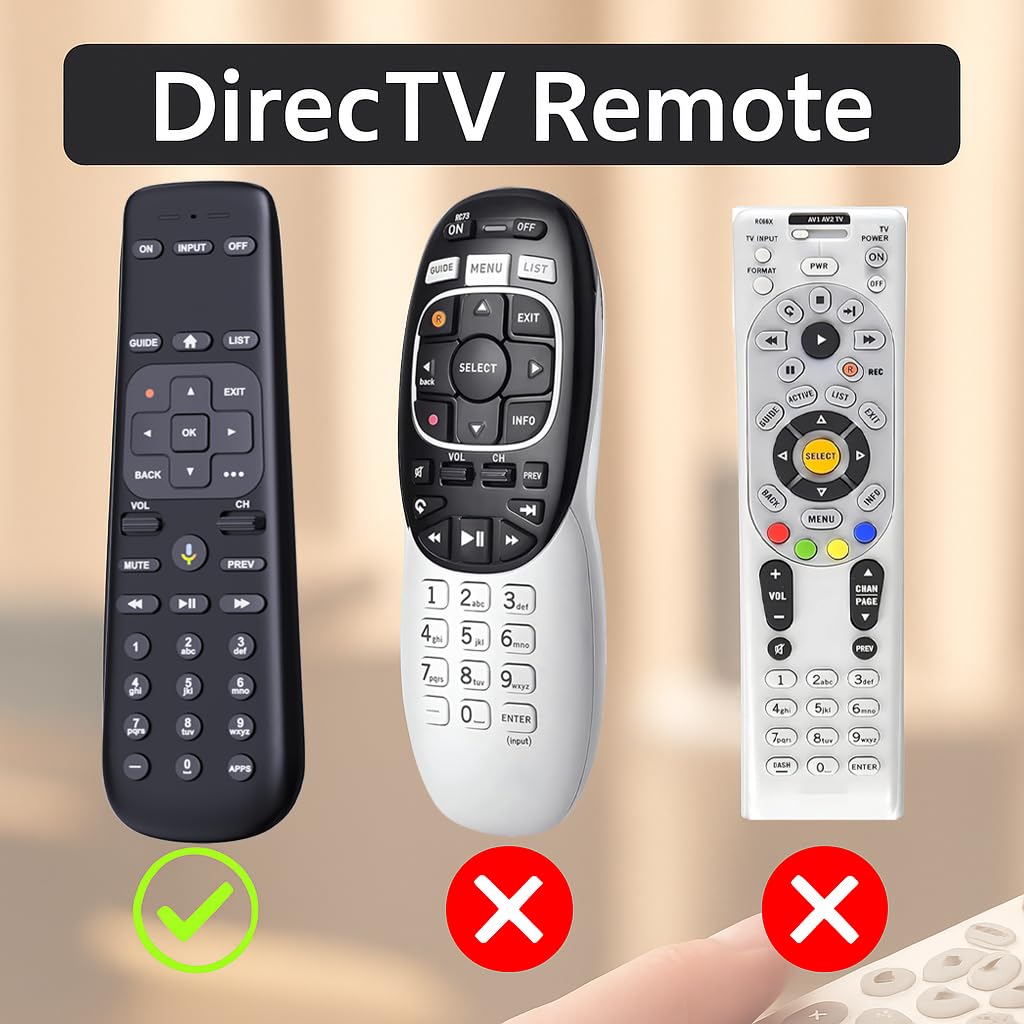 Paquete de 4 fundas para mando a distancia DirecTV, funda para receptor AT&T TV Now C71KW / RC82V, funda para control remoto por voz, color morado, azul, verde y negro