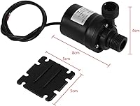 Vista 3 de Bomba de agua sin escobillas, bomba de agua de 24 V, bomba de circulación de agua, bomba de agua eléctrica, bomba de agua sumergible, bomba