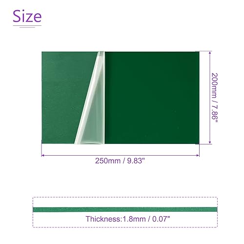 Miniatura 7 de DMiotech Tablero acrílico de plástico de 4 x 8 pulgadas de grosor de 0.071 in de grosor, tablero acrílico de PMMA para manualidades, exhibición de