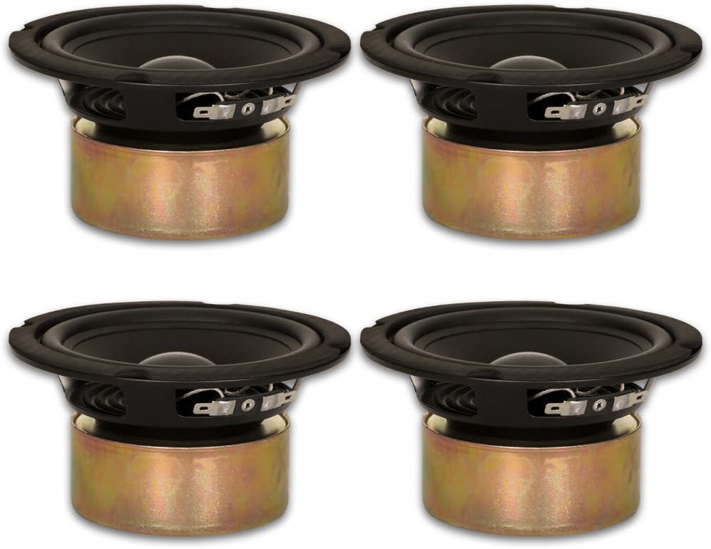 5 In Subwoofer 2 Goldwood Sound GW-205/4S Shielded 5.25" Woofers 130 Watt Each 4ohm Replacement Speakers Goldwood Sound, Inc - Foto 5