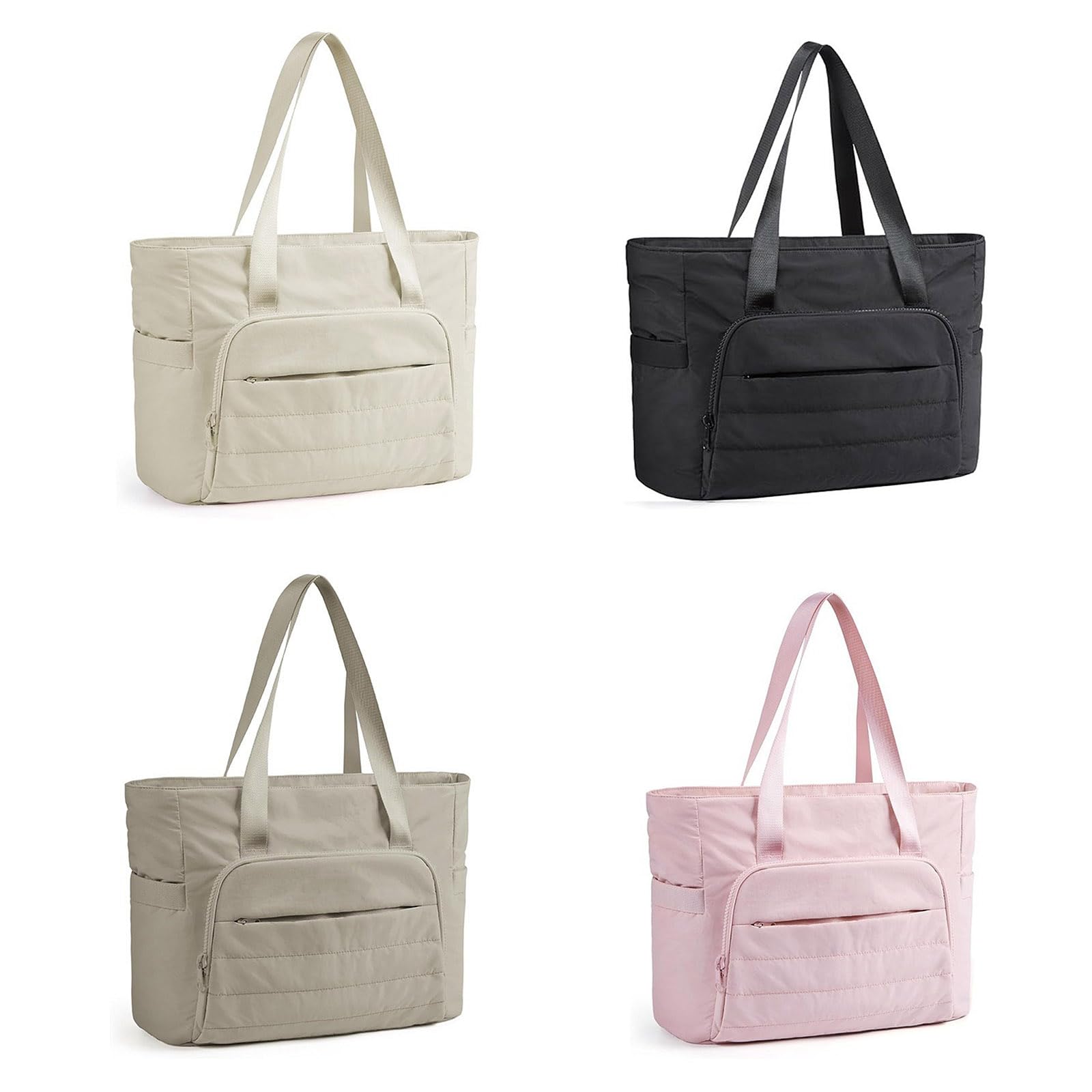Borsa a tracolla porta tappetino da yoga trapuntata capacità Organizzatori imbottiti per borse da palestra con cerniera Borsa trapuntata con tasca