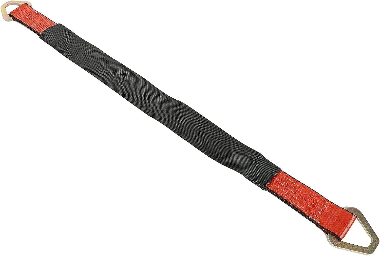 4 Pack 2"x 36" Tow Axle Strap Race Car Truck Wrecker Hauler Wheel Tie Down Strap with D Ring 10,000 Lb Combination Breaking Strength(Red)