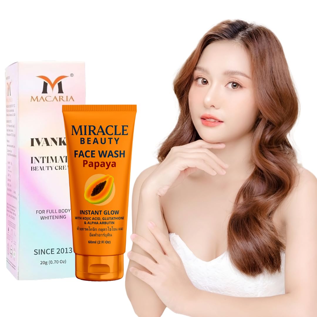 Ivanka Intimate Beauty Cream whitening & Brightening Night Cream for Oily Lovely Skin for men With Papaya Instant Glow Face wash