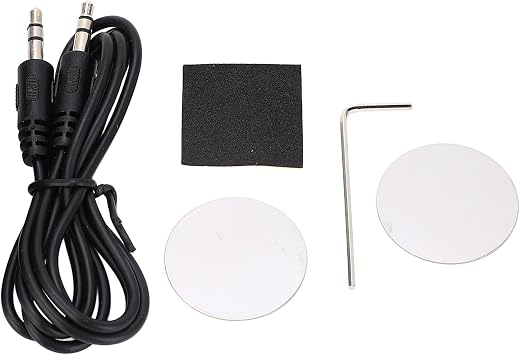 Morse Code Telegraph Key, Double Paddle Telegraph Key with 3.5mm Interface Cable Magnetic Base Morse Code Portable CW Keyer Experiment Kit for Physical Experimental Teaching