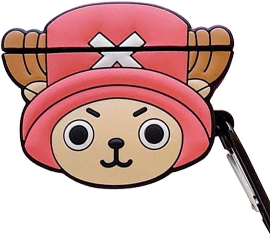 Amazon Com Bontoujour Airpods 1 2 Case Creative One Piece Character Pirate Deer Tony Tony Chopper Airpods Case Stylish Silicone Earphone Protection Skin For Airpods 1 2 Hook Electronics