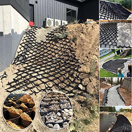 Grille de gravier extensible et pliable pour stabilisation de sol et allées de jardin - 5